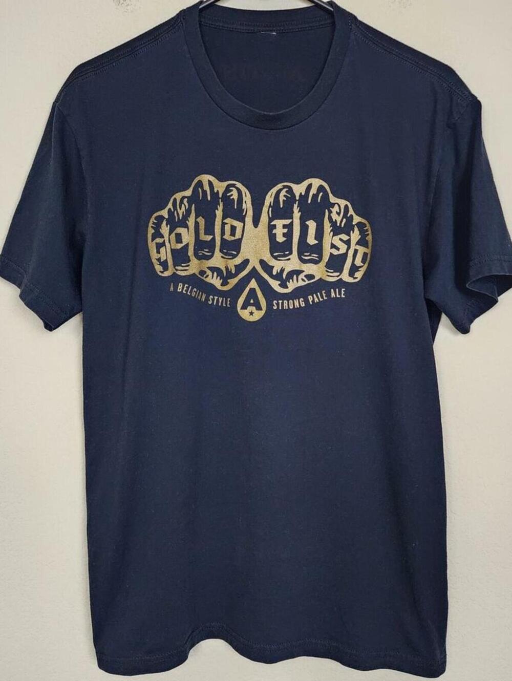 Gold Fist Ale Small Black Austin Shirt